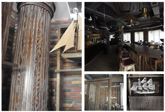 数码彩水性木器漆调色，塑造优雅咖啡厅丹麦效果
