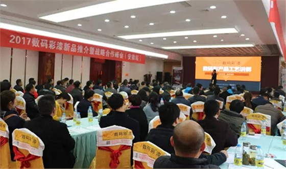 2017数码彩（安徽）新品推介暨战略合作峰会现场虚无坐席