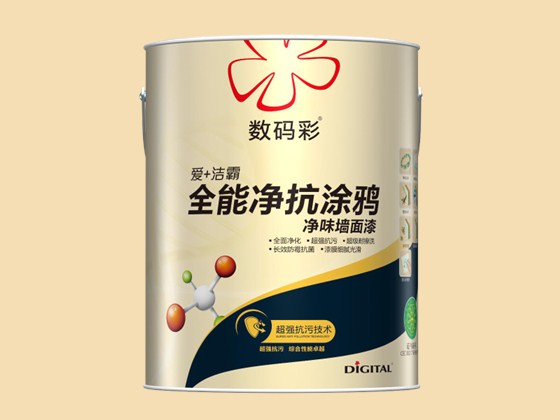 数码彩5L爱+洁霸全能净抗涂鸦净味墙面漆 数码彩5L爱+洁霸全能净抗涂鸦净味墙面漆